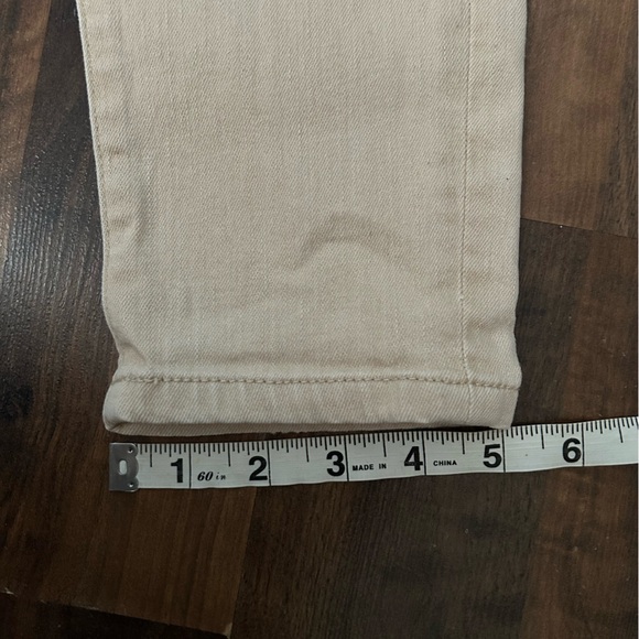 Lauren Ralph Lauren Rare Premier Skinny Ankle Cream Jeans size 6 - Picture 10 of 10